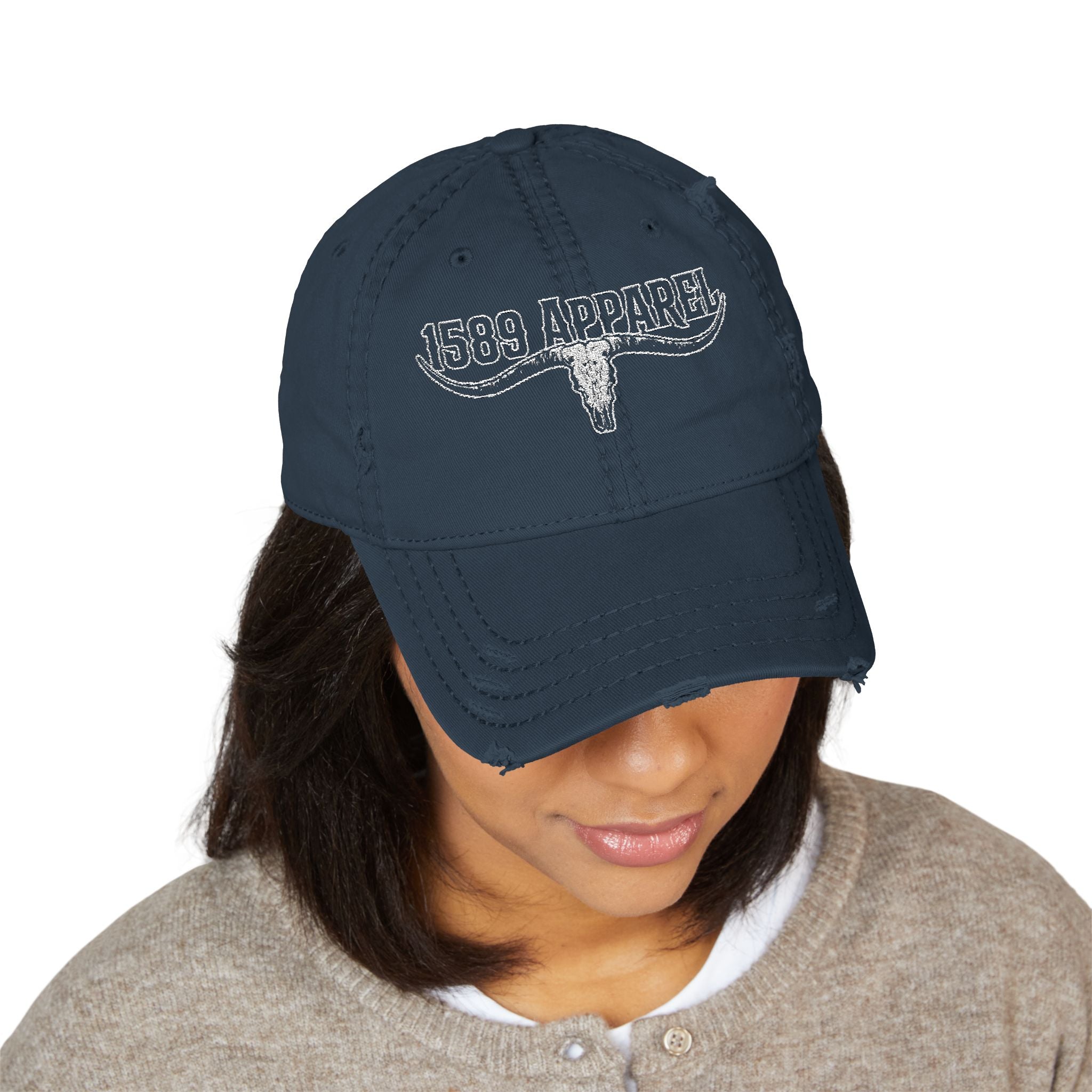 Roughed up Longhorn Dad Hat