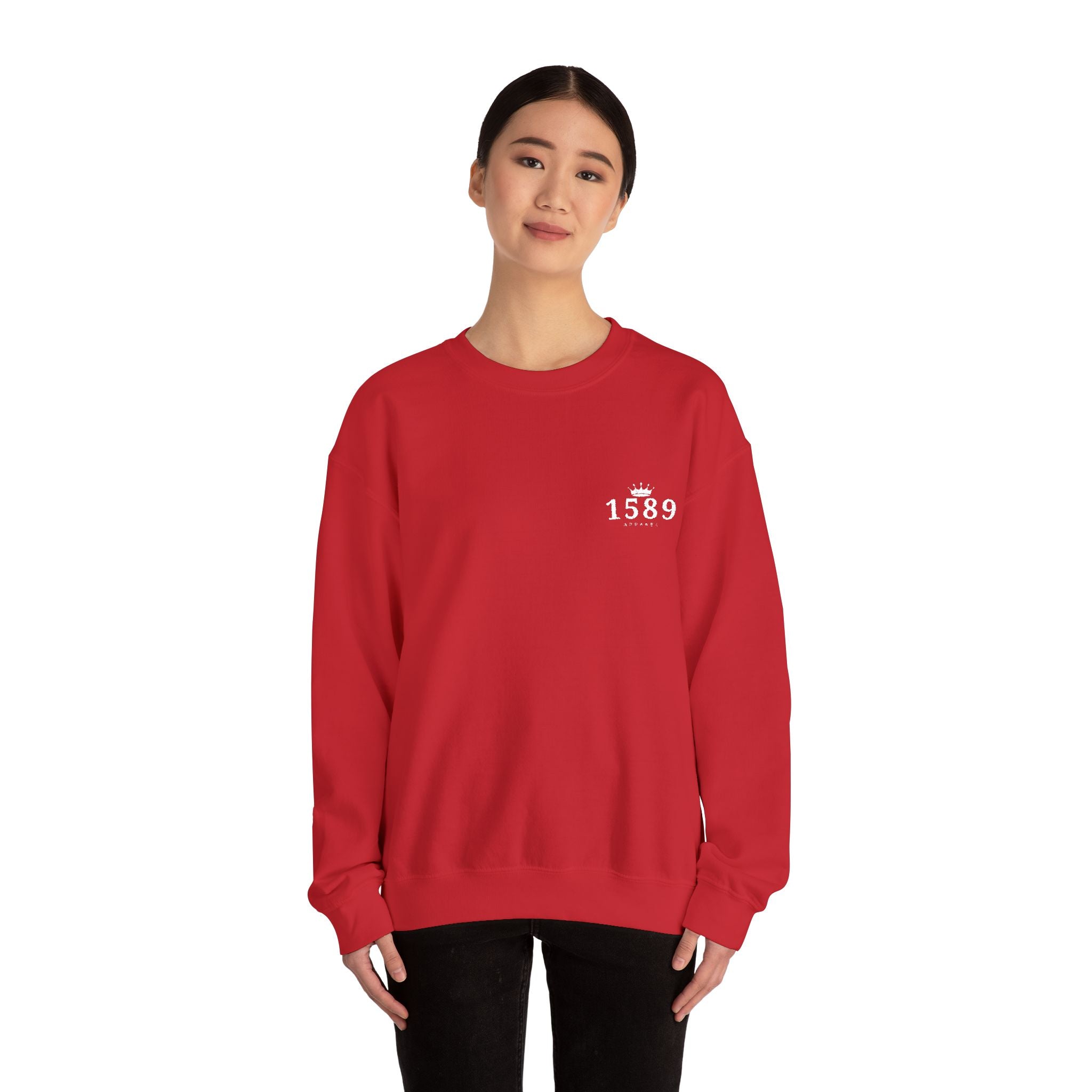 Unisex Heavy Blend™ Crewneck Sweatshirt with 1589 Design