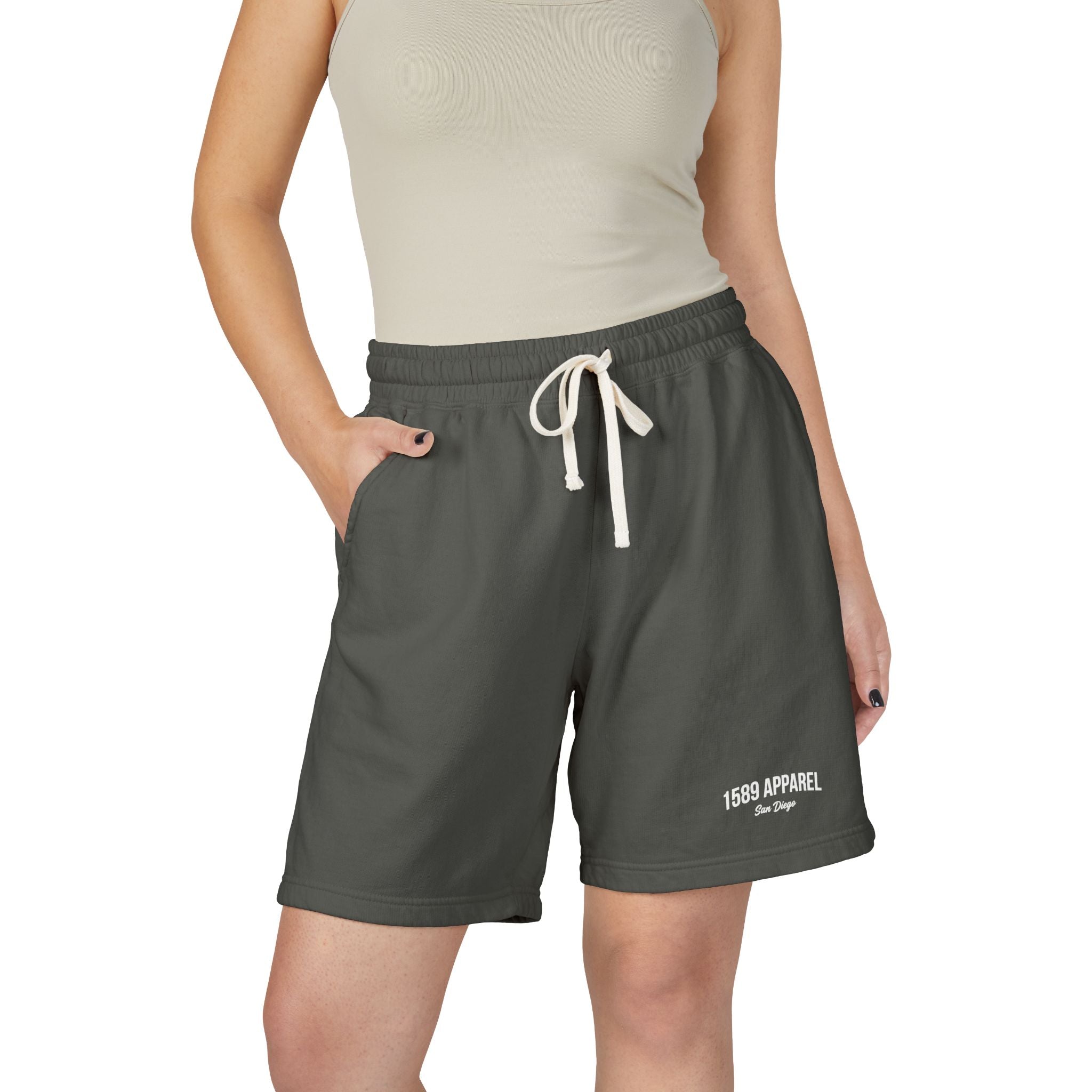 1589 Dyed Lightweight Fleece Sweat Shorts