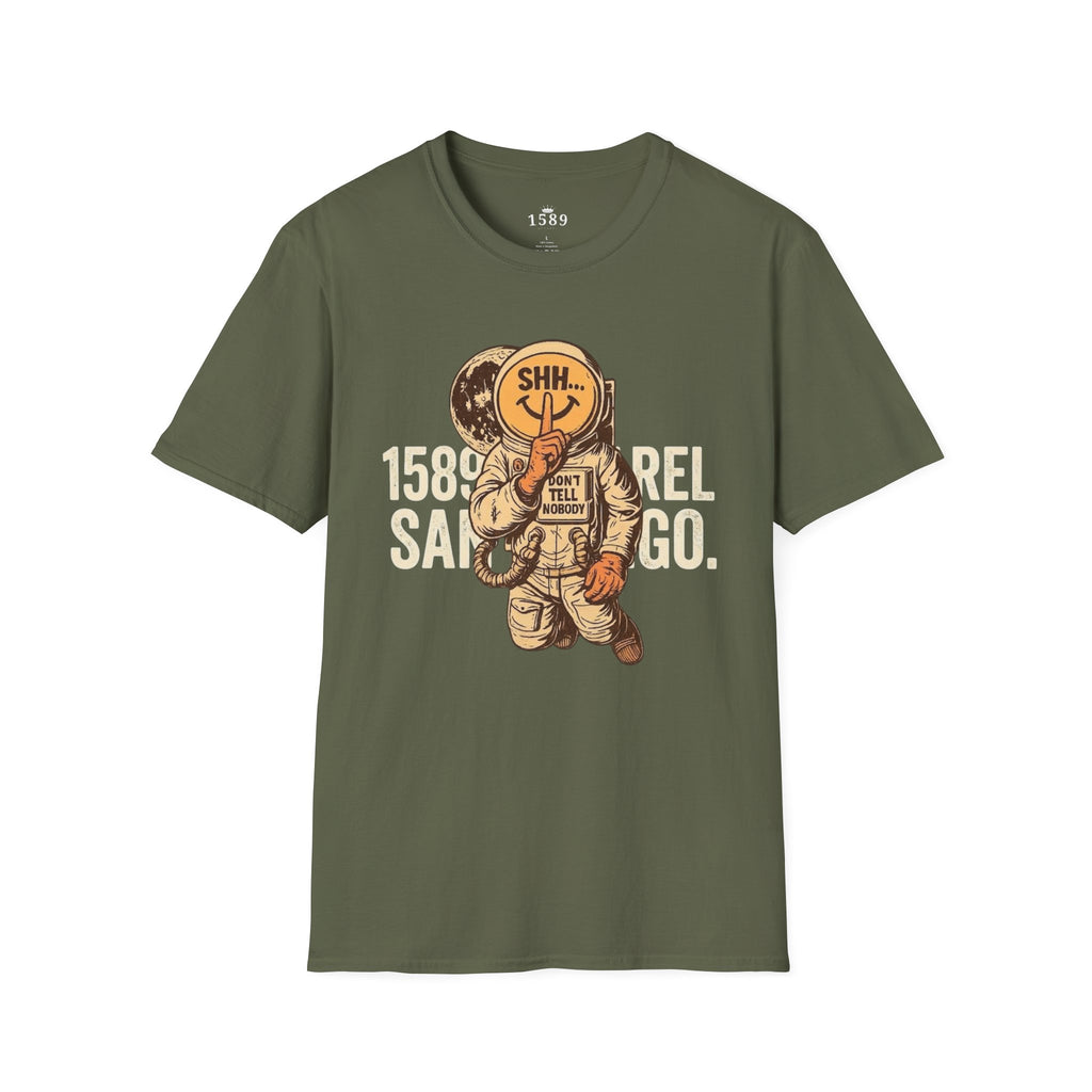 "Shh... Don't Tell" Vintage Space T-Shirt