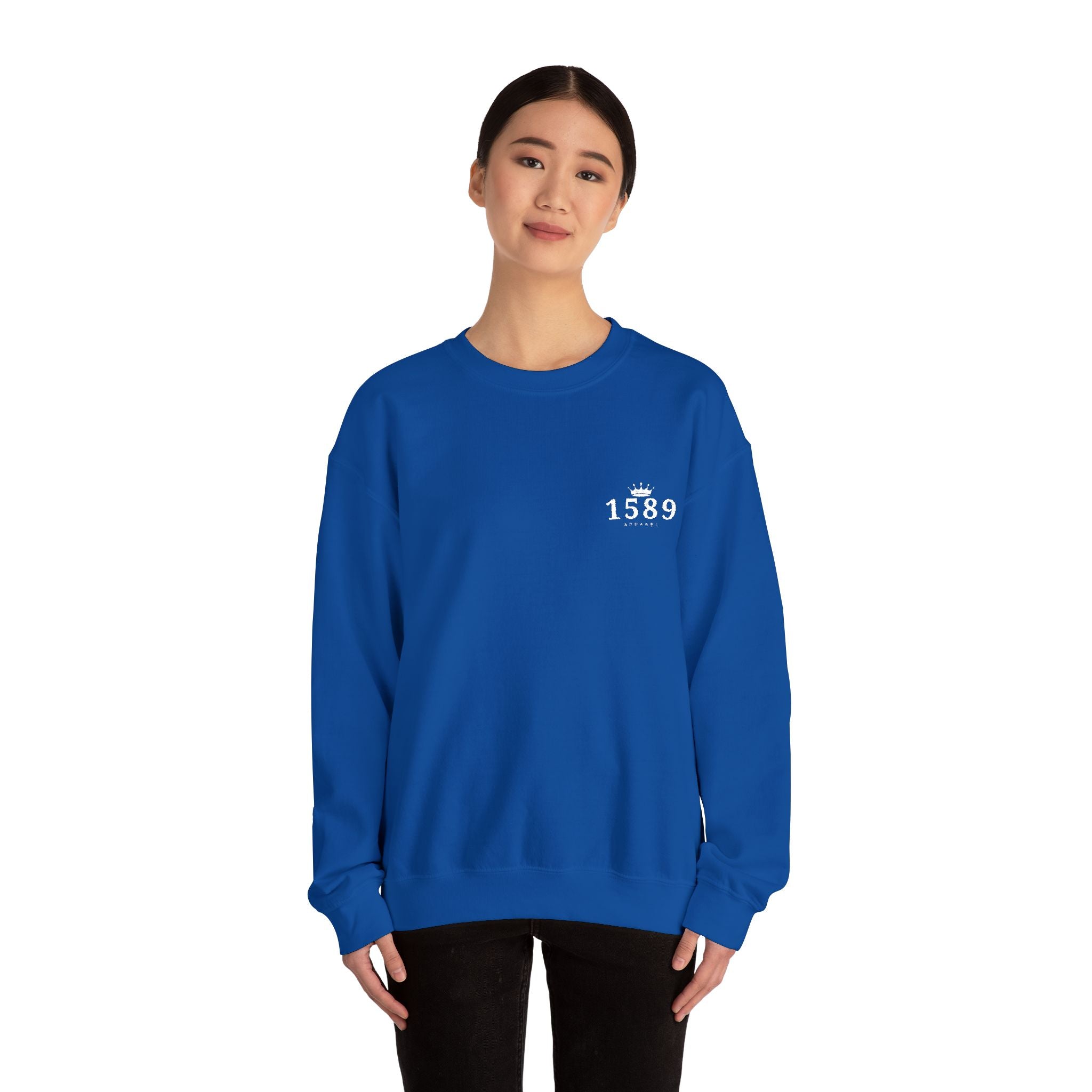 Unisex Heavy Blend™ Crewneck Sweatshirt with 1589 Design