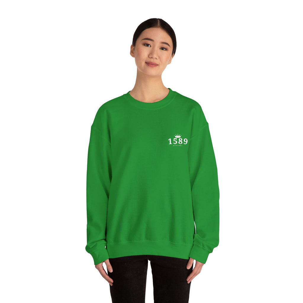 Unisex Heavy Blend™ Crewneck Sweatshirt with 1589 Design
