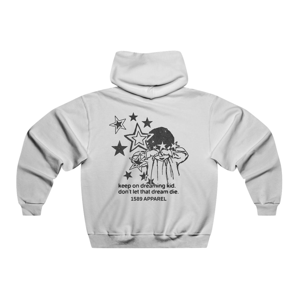 "Keep on dreaming kid, don't let that dream die." Back Print