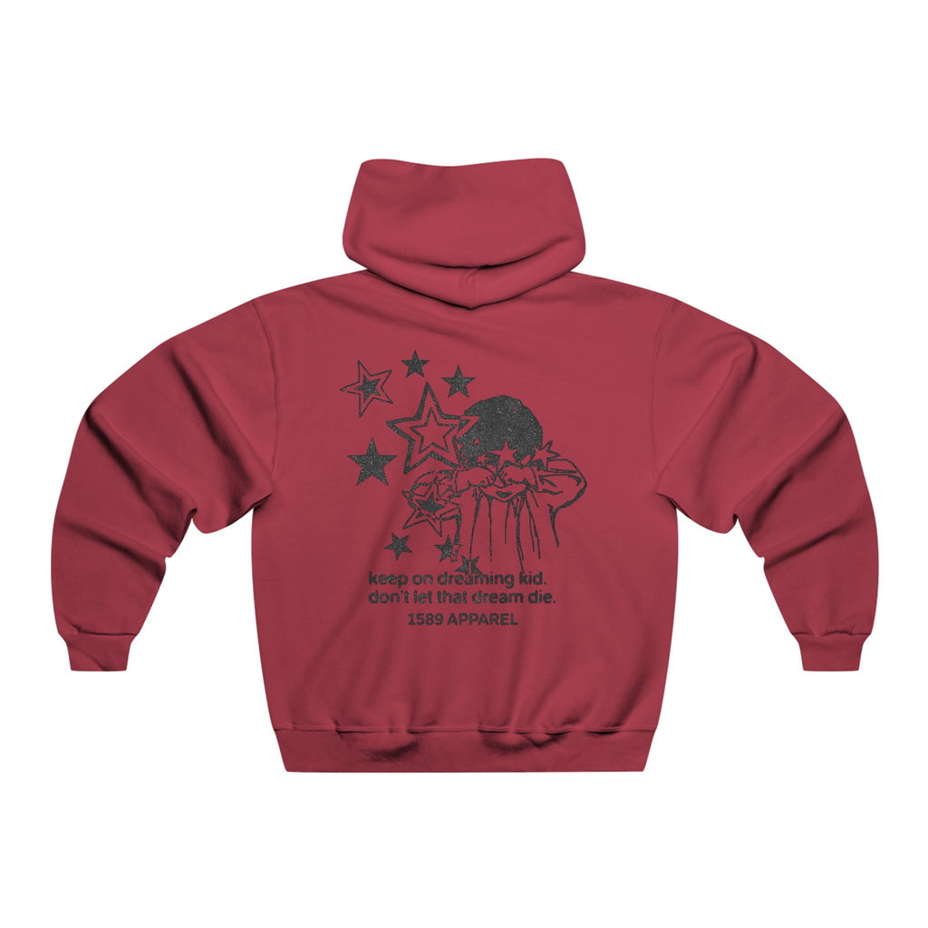 "Keep on dreaming kid, don't let that dream die." Back Print