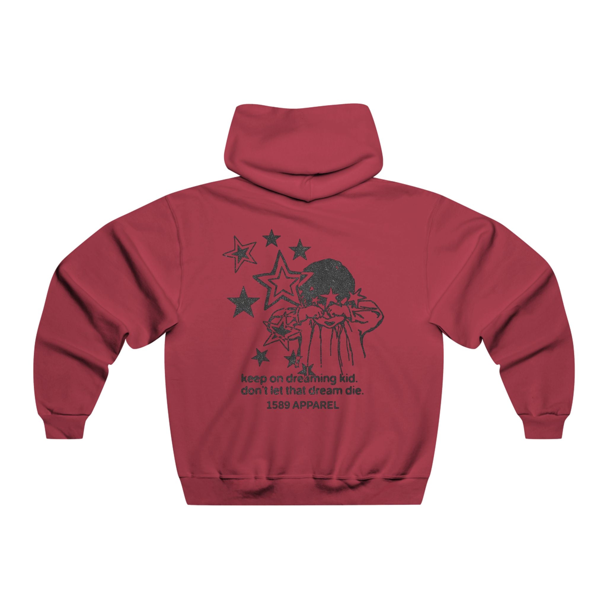 "Keep on dreaming kid, don't let that dream die." Back Print