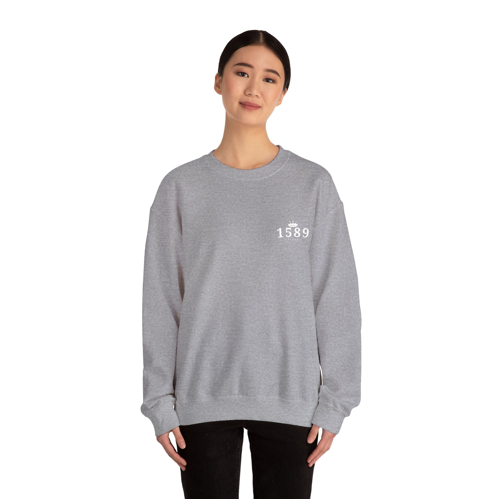 Unisex Heavy Blend™ Crewneck Sweatshirt with 1589 Design